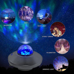 Bluetooth starry sky watermark light voice control laser laser light