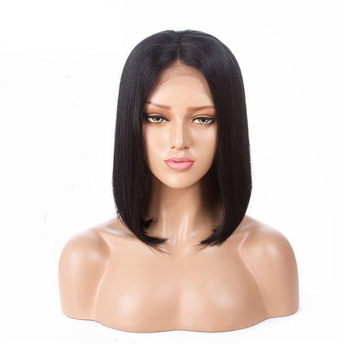 Bobo head black wig