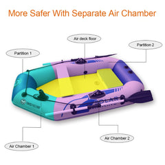 Rubber Boat Thickened Hard Bottom Motor Inflatable Boat Kayak Bare Boat