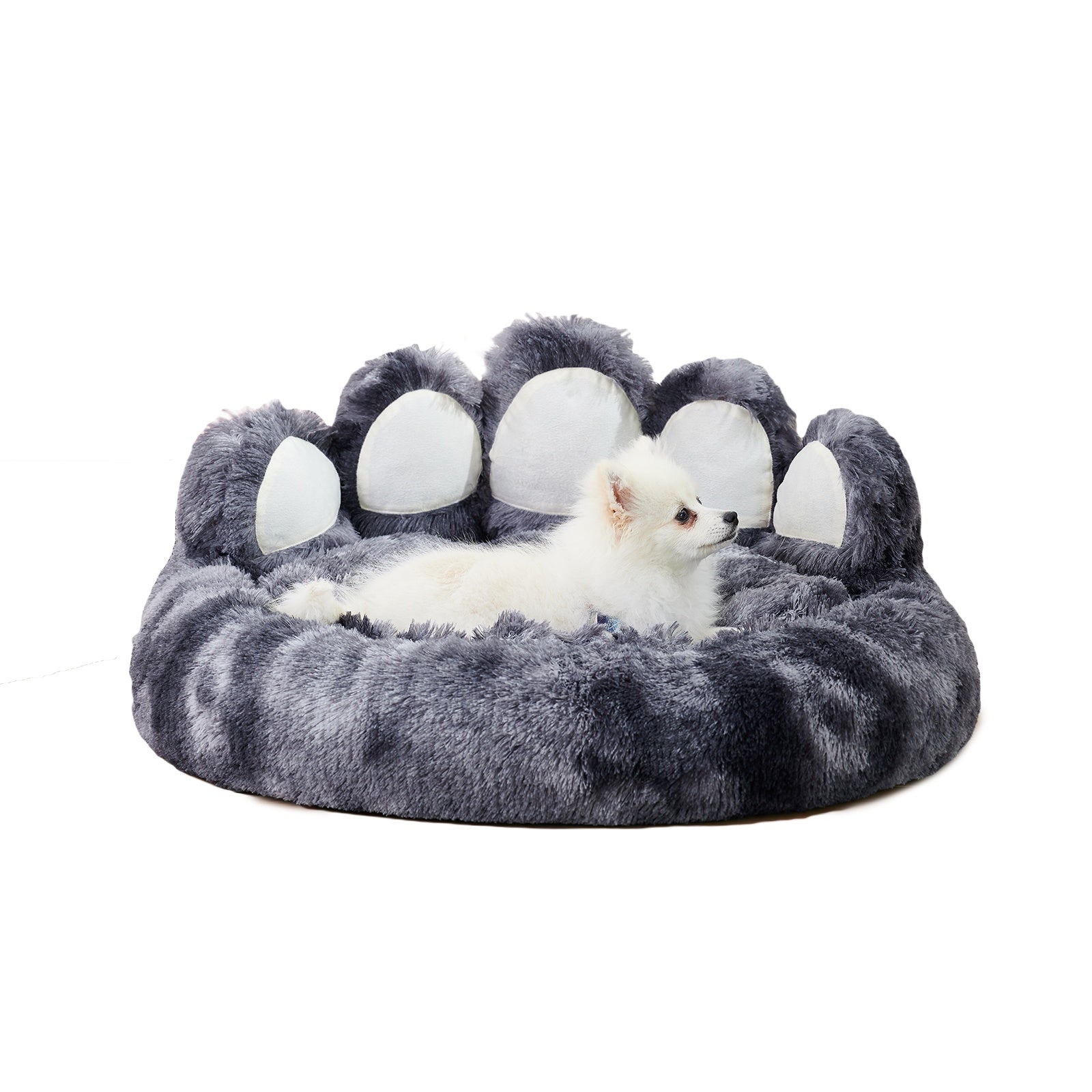 Cute Dog Bear Paw Shape Dog Bed, Dog Beds & Furniture For Small And Medium Dogs, Cozy Plush Cute Cat Beds For Indoor Cats