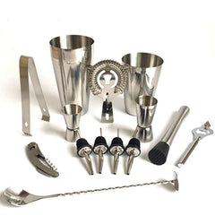 Stainless steel cocktail shaker set