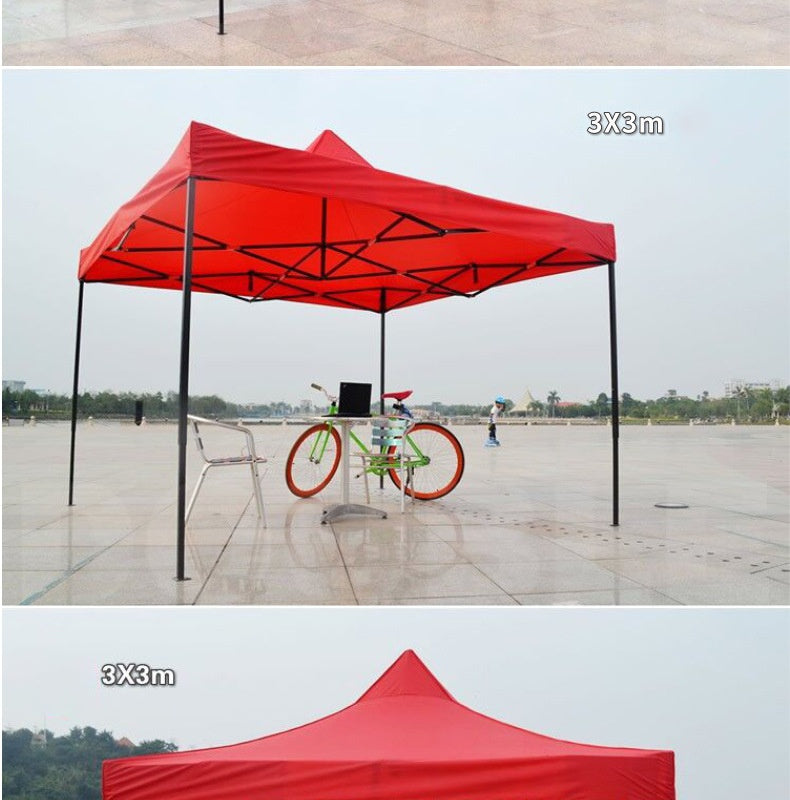 Custom Outdoor Four-corner Tent Reinforced And Thickened Outdoor Folding Umbrella