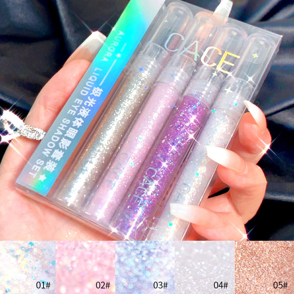 Pearl Glitter Set Lazy Sequin Liquid Eyeshadow