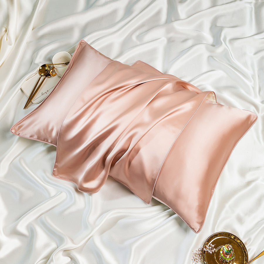 Silk Pillowcase One-pair Package Solid Color