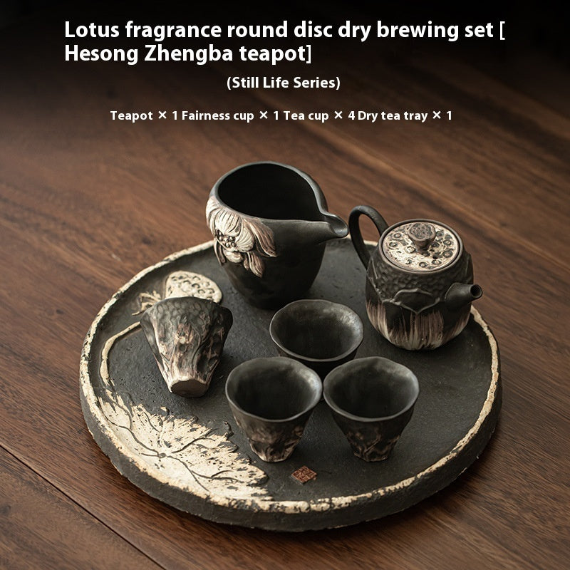 Retro Simple Kung Fu Coarse Pottery Tea Set