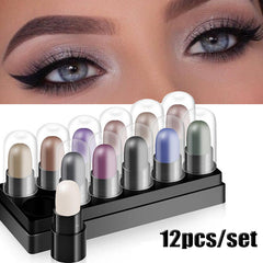 Eye Shadow Pen Suit Tray Box Waterproof And Non Smudging