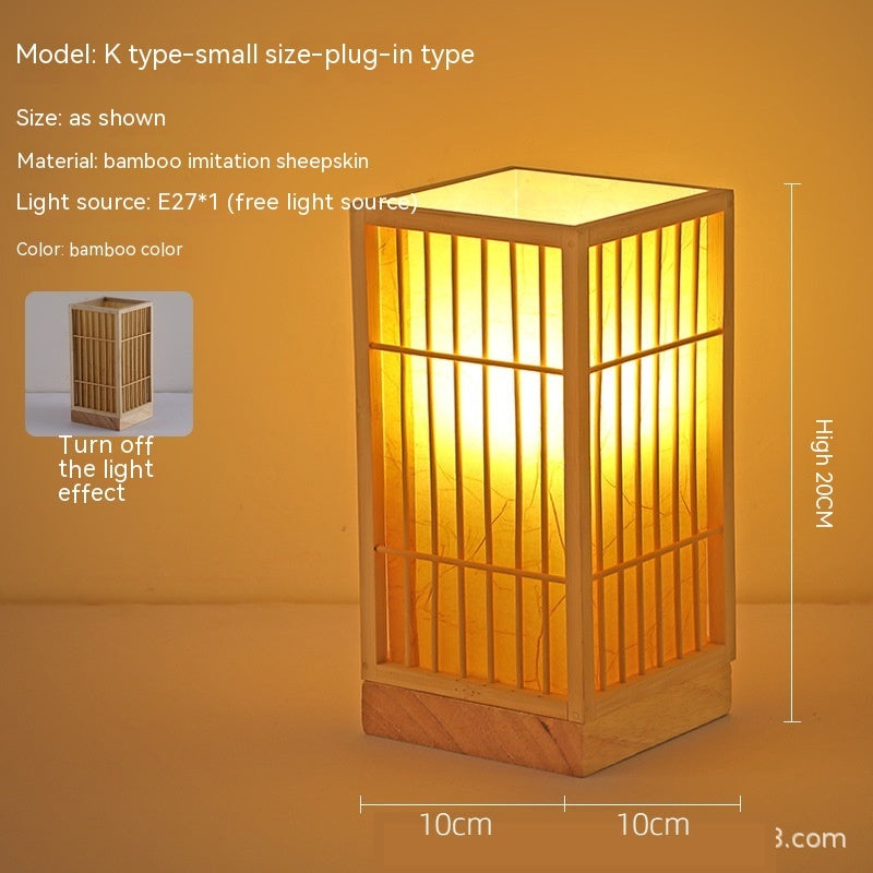 Japanese Atmosphere Retro Homestay Bedroom Bedside Lamp