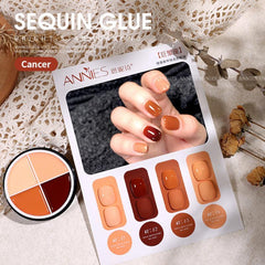 Popular Color Twelve Constellation Series Solid Nail Polish For Nail Salon