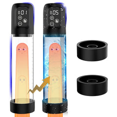 Men's Screen Display Spa Pump Penis Exercise Vibration Trainer