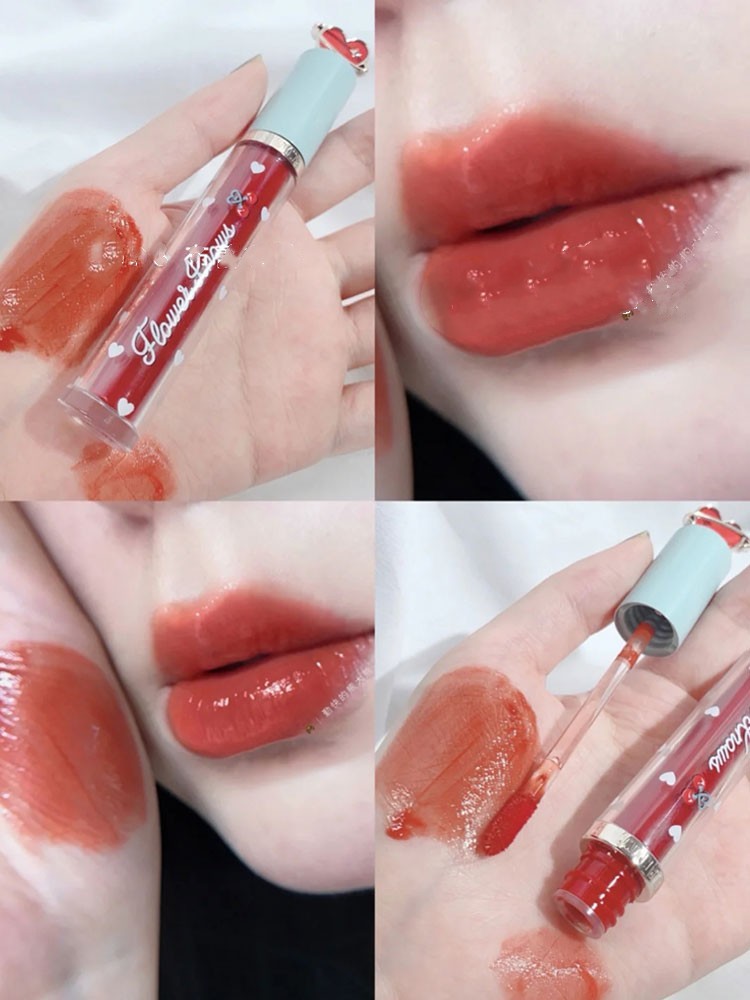 Flower Know Crystal Jelly Lip Glaze Mirror Moisturizing Lipstick