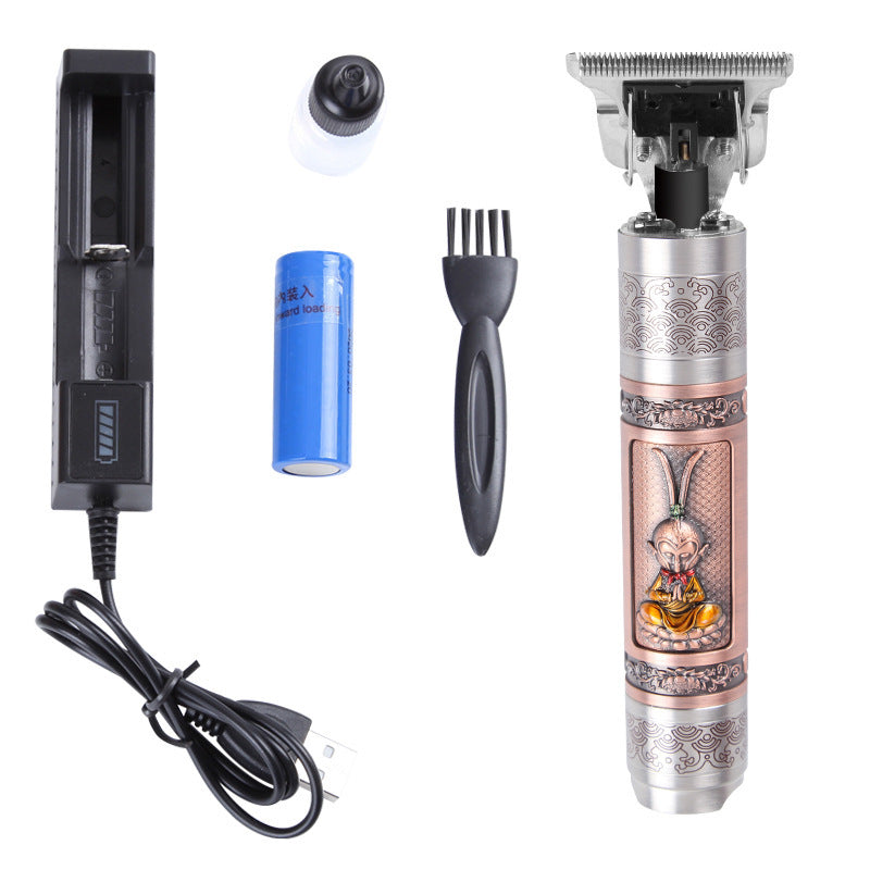 T9 Hair Clipper Professional Electric Hair Trimmer 0mm Baldheaded Cutter Beard S