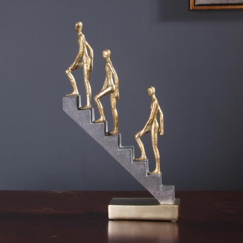 Individuality Art Sculpture Works Thinker Climbing Ornaments