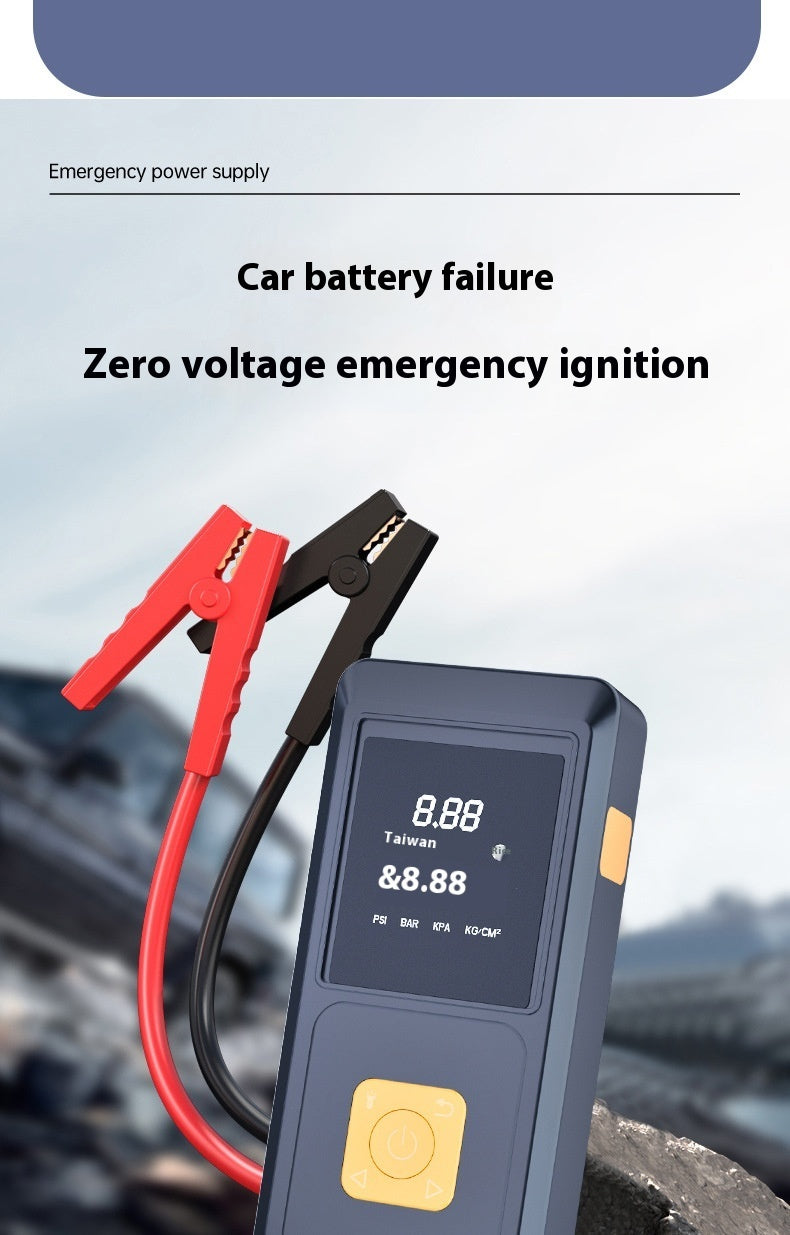 Vehicle Air Intelligent Digital Display Car Start Emergency Supply All-in-one Multi-function Power Bank Power Supply