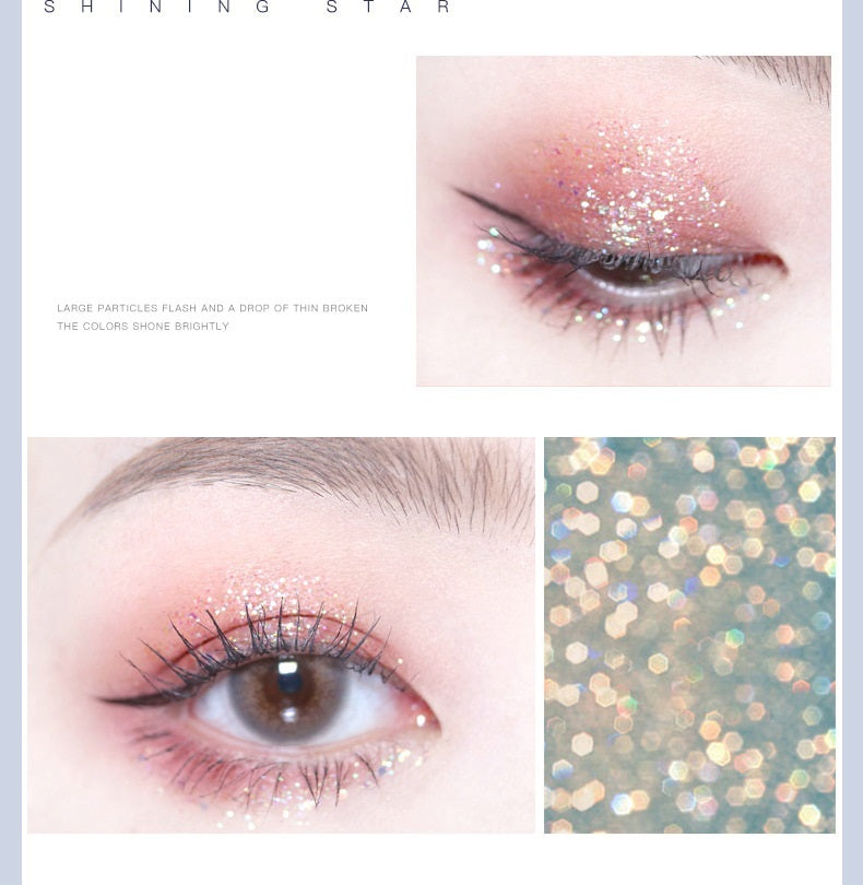 Pearl Glitter Set Lazy Sequin Liquid Eyeshadow