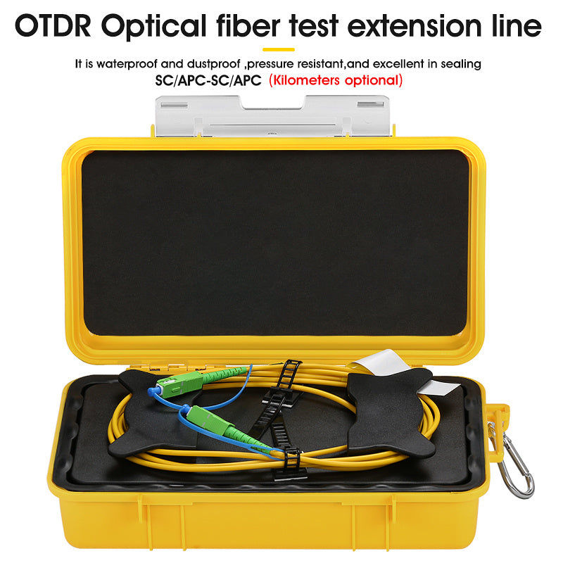 OTDR Fiber Tester SC/APC Test Extension Cable Fiber Jumper Box