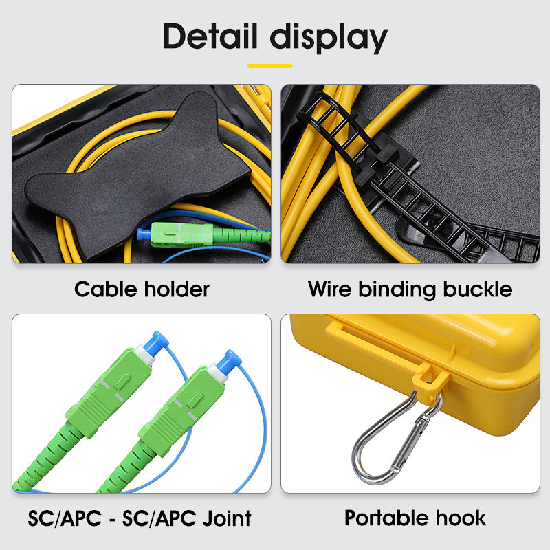 OTDR Fiber Tester SC/APC Test Extension Cable Fiber Jumper Box