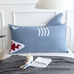 Simple Cartoon With Square Back Bedside Cushion