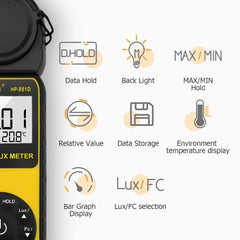 High precision lumen tester illuminance meter