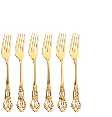 Stainless Steel Cutlery Spoon West Dinnerware Set Gold Plated