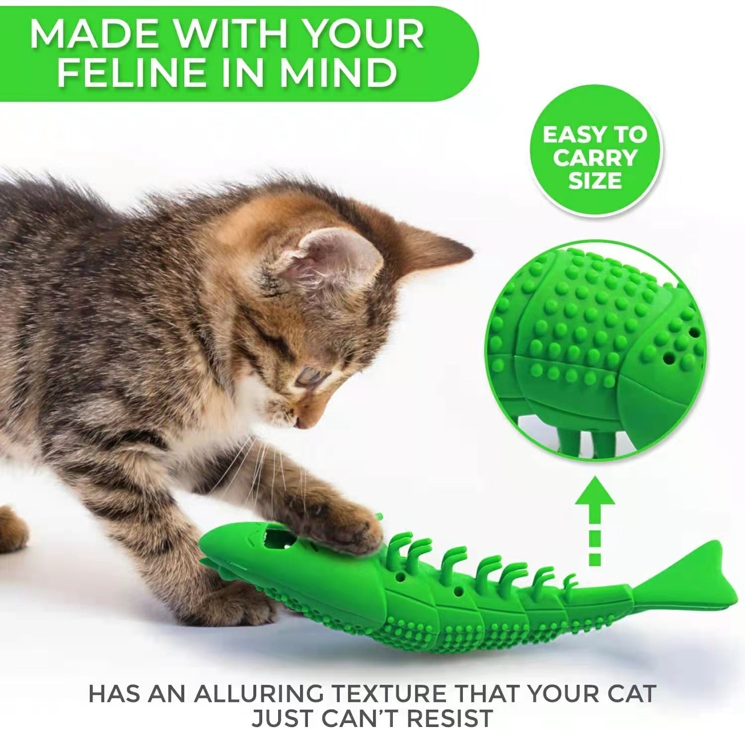 New Catnip Toys For Cats 360 Degree Teeth Cleaning Accessories Pet Toy Interactive Games Rubber Toothbursh Chew Pet Cat Supplies