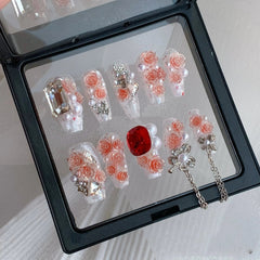 Rhinestone Handmade Wear Nail Stickers