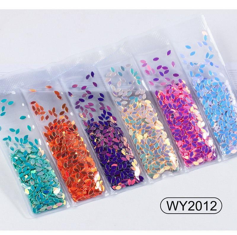 Nail Art Accessories Glitter Sequins Laser Diamond Love Heart Nail Patch