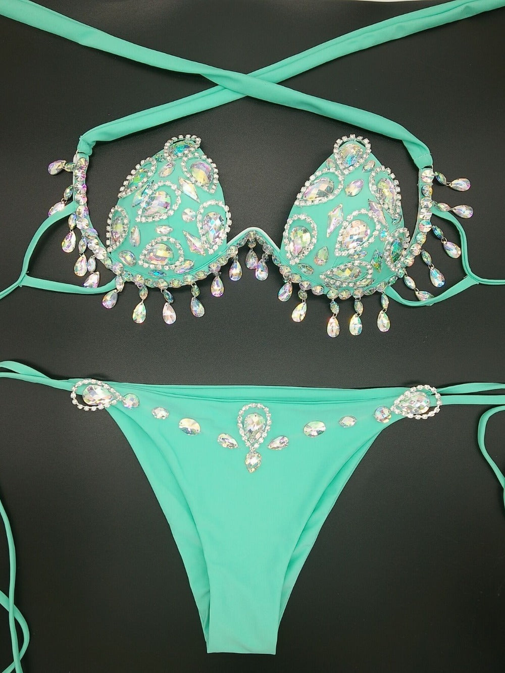 Ladies New Seam Diamond Bikini