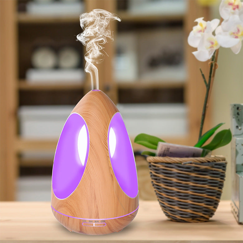 550ML Creative Air Humidifier Aroma Essential Oil Diffuser Cool Mist with Colorful LED Light for Yoga Spa Living Room