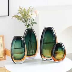 Colored Glass Vase Decoration Creative Simple Modern Light Luxury