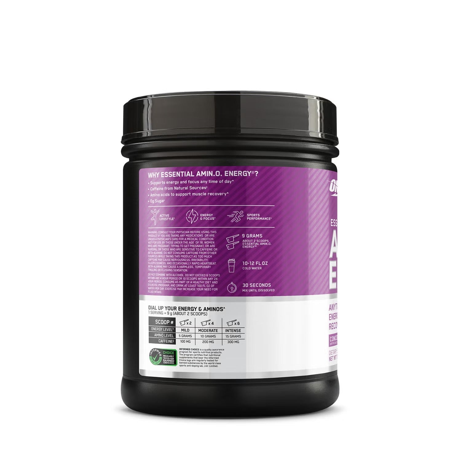 Essential AMIN.O. Energy™ - Concord Grape (65 Servings)