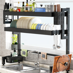 Kitchen Sink Shelving Counter Bowl Storage Rack Drain Thickened And Stable