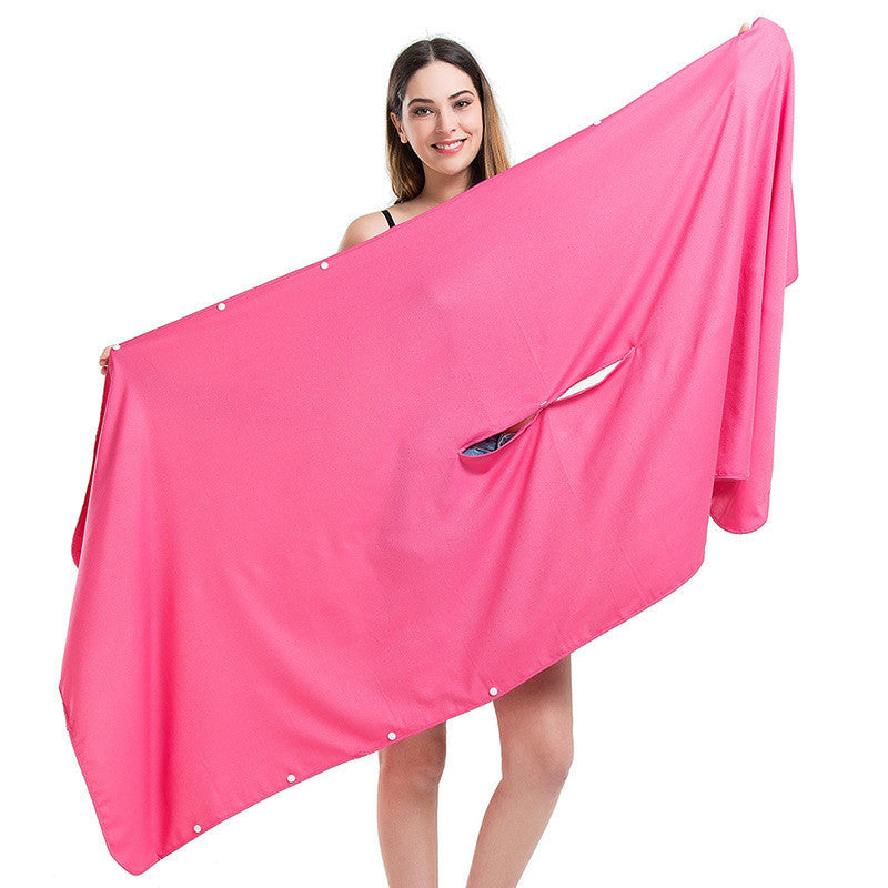 Bath towels can be worn