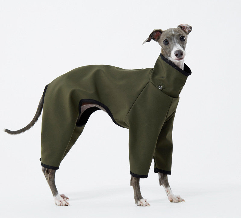 Punching Raincoat Dog Four Feet Windproof Jacket