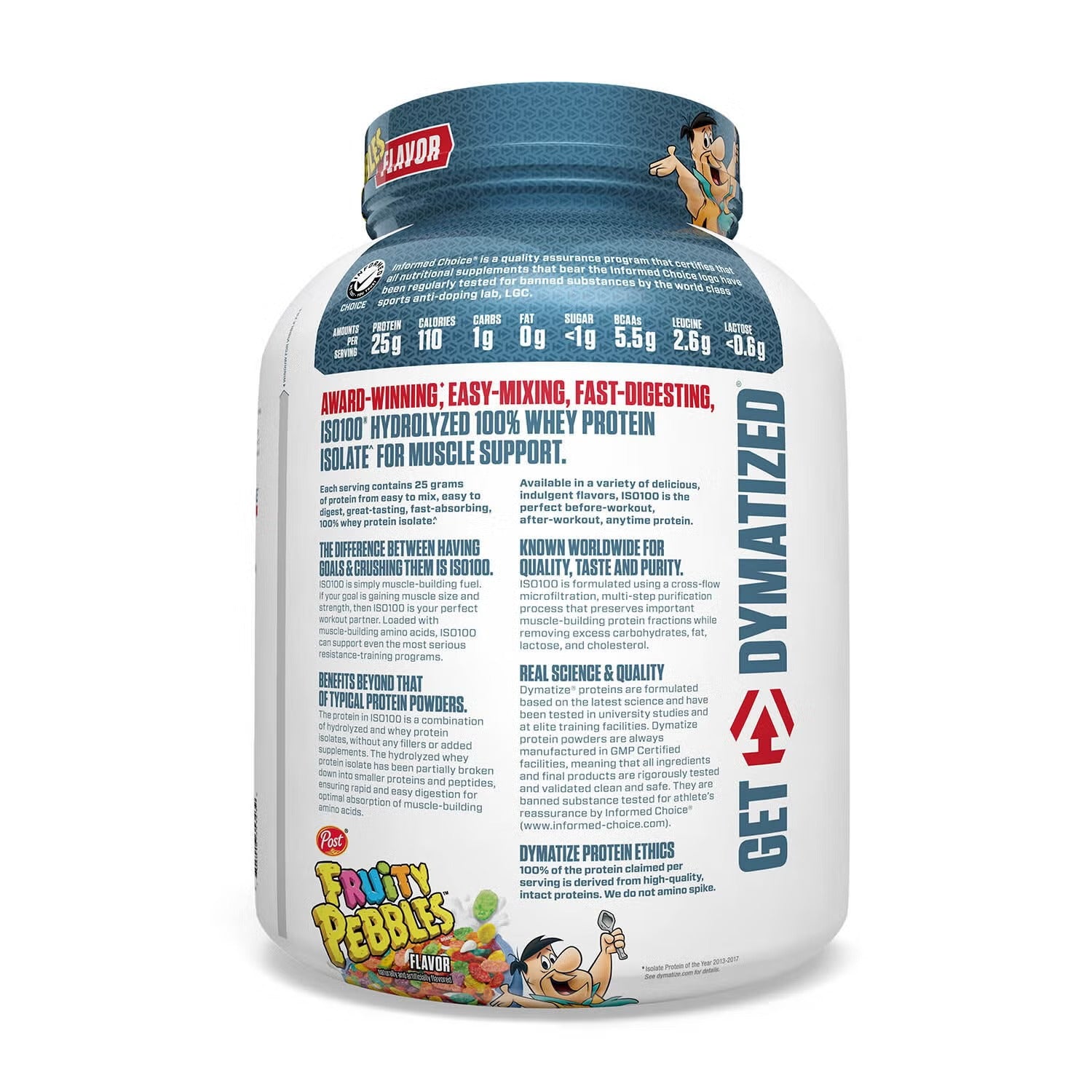 ISO 100® Whey Protein Isolate - Fruity Pebbles™ (76 Servings)