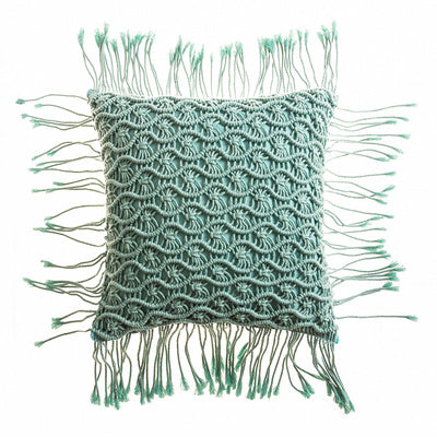 Hand-woven Cotton Thread Cushion Cover