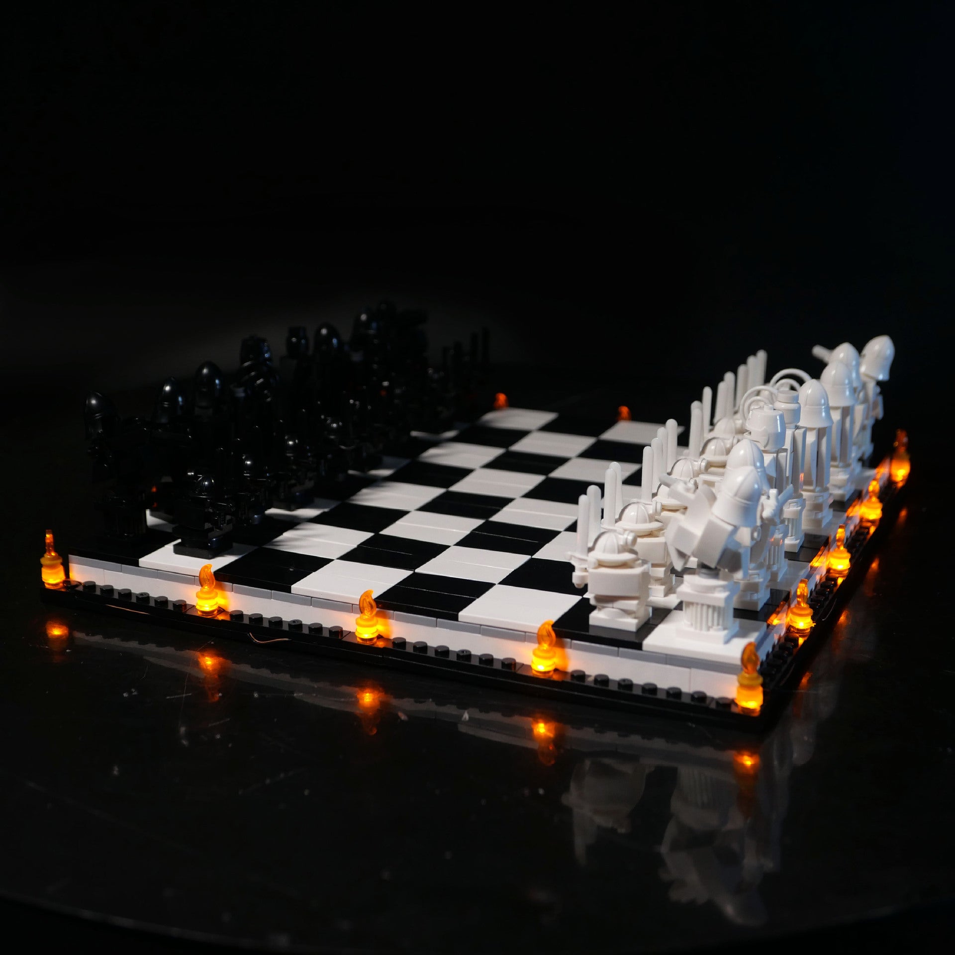 Puzzle Chess LED Building Blocks Light