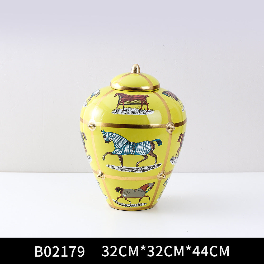 Creative New Chinese Retro Ceramic Pot