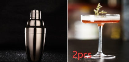 Stainless Steel Japanese Style Cocktail Shaker Three-Stage Bar Cocktail Cocktail Set Tool Shaker Cup