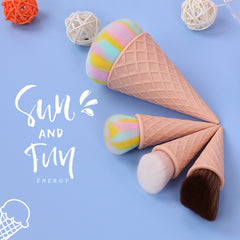 Ice Cream Cute Fiber Hair Makeup Brush