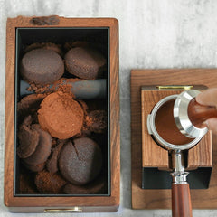 Bar Waste Coffee Powder Solid Wood Residue Box