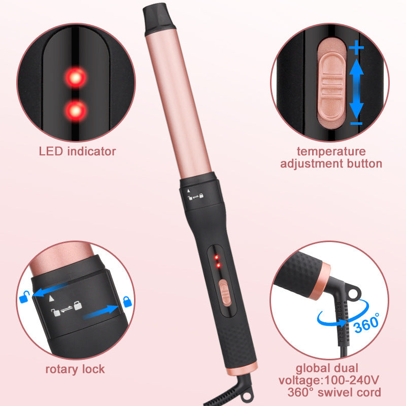 6 In1 Top-changing Curler Two-speed Indicator Light Multi-function Hair Curler