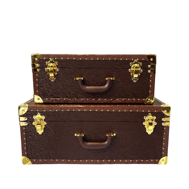 Retro Storage Box Portable Props European Decoration