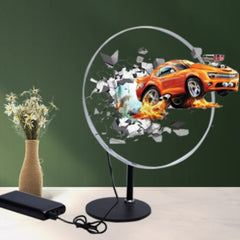 Desktop 3D Holographic Advertising Machine Fan Screen Commercial Display Small Size All-in-one APP