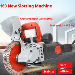 160 Slotting Machine One-time Molding Wall Cutting Electric Dust-free