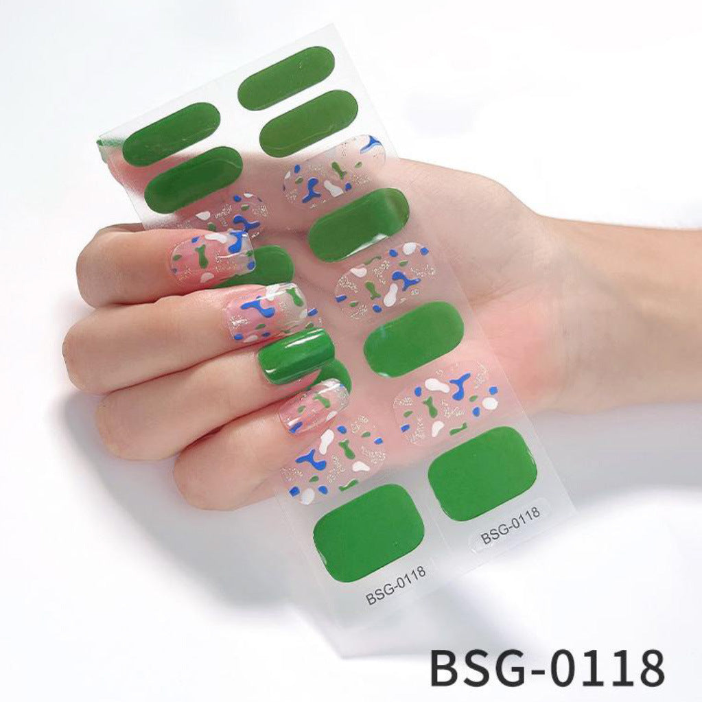 Ice Transparent Phototherapy Nail Gel Patch