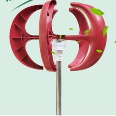 300W Red Lantern Shaped Miniature Wind Turbine Wind Generator Set