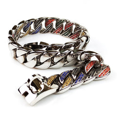 Stainless Steel 304 Dog Collar Metal Chain