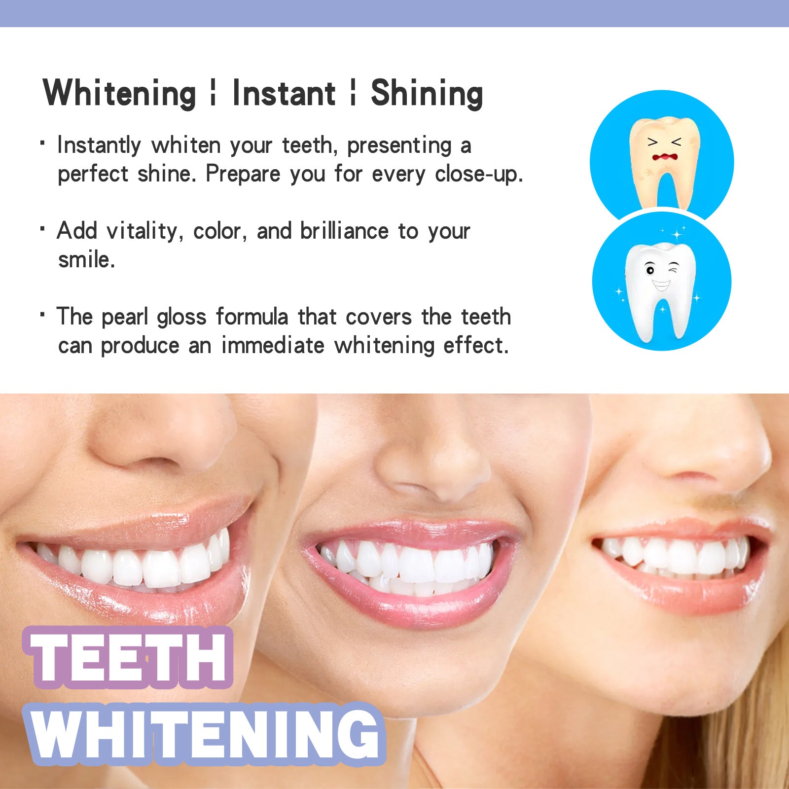 EELHOE Whitening Teeth Pen, Oral Care Clean Stains White Teeth Breath Teeth Pen