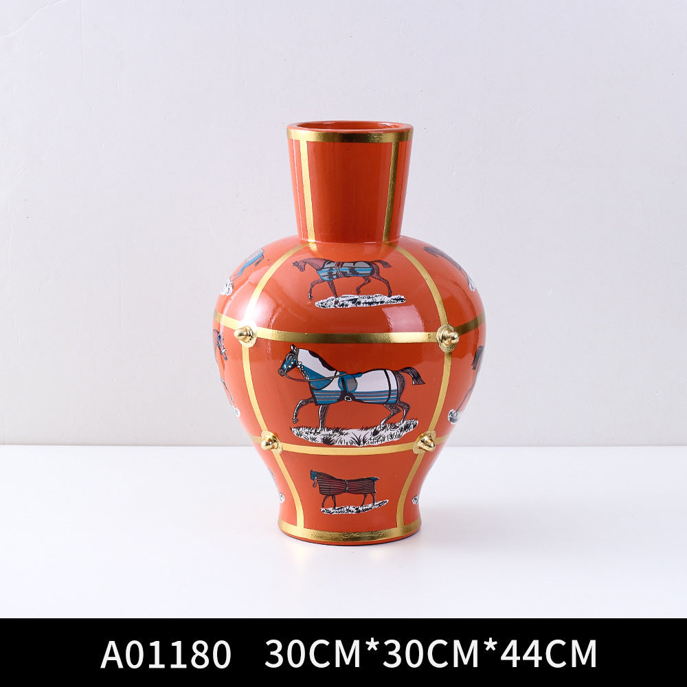 Creative New Chinese Retro Ceramic Pot