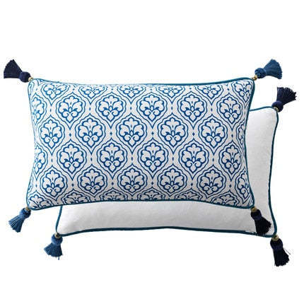 Blue And White Porcelain New Chinese Style Living Room Office Sofa Cushion Cover